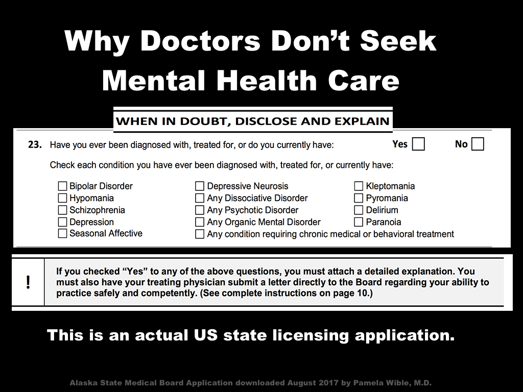 Physician License ApplicationStigma