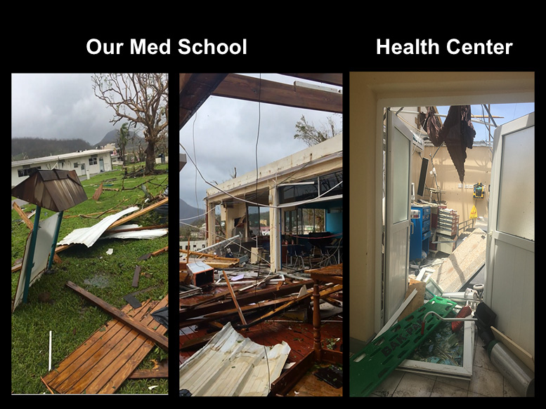 Medical School Destroyed by Hurricane