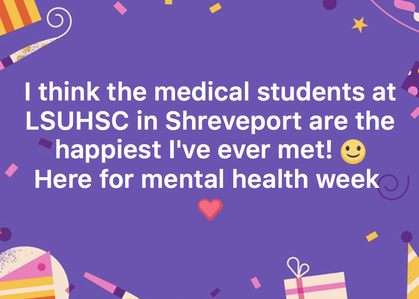 LSUHSC Happy Students