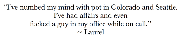 Laurel Depressed Doctor Quote