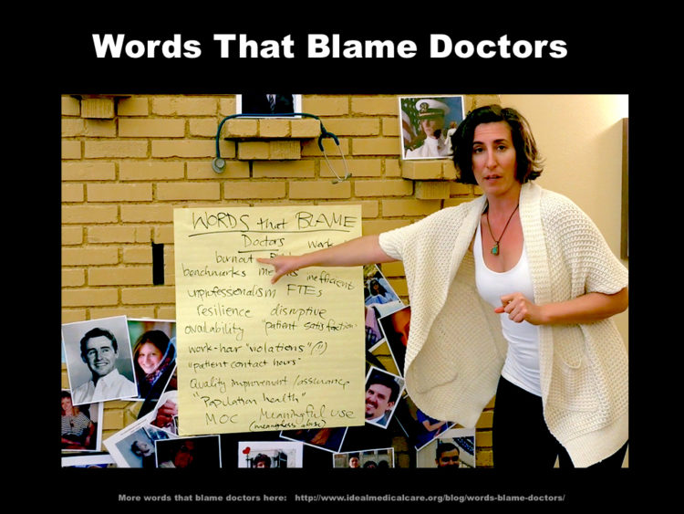 Words That Blame Doctors